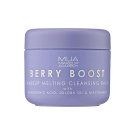 MUA Berry Boost Makeup Melting Cleansing Balm, Βάλσαμο Καθαρισμού Μακιγιάζ με Υαλουρονικό, Νιασιναμίδη & Τζοτζόμπα - 22gr