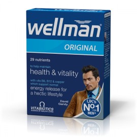 VITABIOTICS Wellman Original, Συμπλήρωμα Διατροφής για Άνδρες - 30tabs