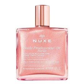 NUXE Huile Prodigieuse Floral Or, Ιριδίζον Ροζ- Χρυσό Ξηρό Λάδι Ενυδάτωσης - 50ml