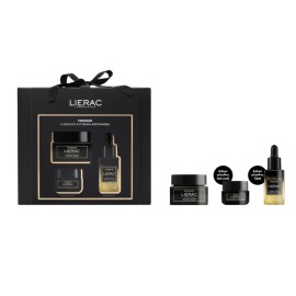 LIERAC Premium La Creme Soyeuse, Ελαφριάς Υφής Κρέμα Αντιγηραντικής Περιποίησης Προσώπου - 50ml & ΔΩΡΟ το Απόλυτο Serum - 13ml & Κρέμα Ματιών - 4ml