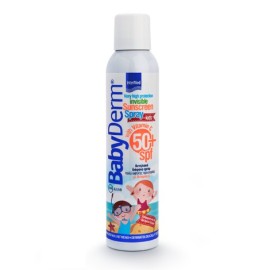 INTERMED  BabyDerm Kids Invisible Sunscreen Spray SPF50+, 200ml