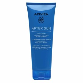 APIVITA After Sun, Δροσιστική & Καταπραϋντική Κρέμα-Gel για Πρόσωπο & Σώμα - 200ml