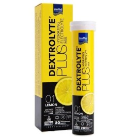 INTERMED Dextrolyte Plus Hydrating Electrolyte Mix, Lemon, Συμπλήρωμα Διατροφής με Συνδυασμό Ηλεκτρολυτών & Δεξτρόζης - 20αναβρ. δισκία