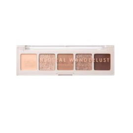 MUA Neutral Wanderlust 5 Shade Eyeshadow Palette, Παλέτα Σκιών 5 Αποχρώσεων - 3.8gr