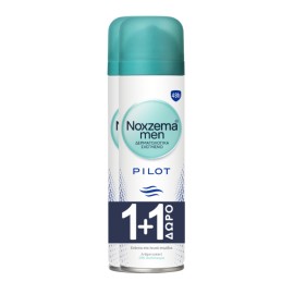 NOXZEMA Men Deodorant Spray Pilot, Ανδρικό Αντιιδρωτικό Αποσμητικό - 150ml 1+1 ΔΩΡΟ