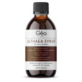 GEA LAB Althaea Honey Syrup, Σιρόπι με Αλθαία & Μέλι - 200ml