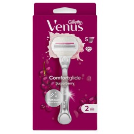 GILLETTE Venus ComfortGlide Sugarberry, Γυναικεία Ξυριστική Μηχανή & 1 Ανταλλακτική Κεφαλή