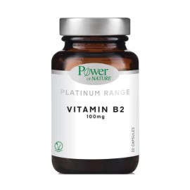 POWER OF NATURE Vitamin B2 100mg - 30caps