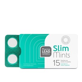 PHARMALEAD Slim Mints, Παστίλιες για τη Μείωση της Όρεξης - 15τεμ