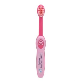 FREZYDERM SensiTeeth Baby Toothbrush, Soft, Μαλακή Oδοντόβουρτσα για Mωρά 6-36 μηνών, Ροζ - 1τεμ