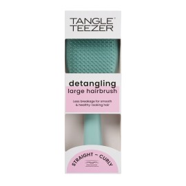 TANGLE TEEZER Detangling Large Hairbrush, Straight- Curly, Marine Teal, Μεγάλη Βούρτσα Ξεμπερδέματος Μαλλιών - 1τεμ