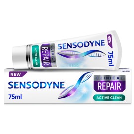 SENSODYNE Clinical Repair Active Clean, Οδοντόκρεμα για Αναδόμηση των Ευαίσθητων Δοντιών - 75ml