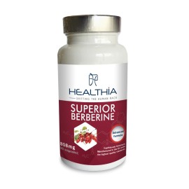 HEALTHIA Superior Berberine 808mg, Συμπλήρωμα Διατροφής με Θειική Βερβερίνη - 60caps