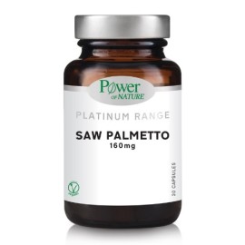 POWER OF NATURE Saw Palmetto 160mg, Συμπλήρωμα Διατροφής με Εκχύλισμα Καρπού Σερενόα - 30caps