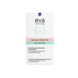 INTERMED Eva Intima Fresh & Clean Maxi Size Towelettes, Πανάκια Καθαρισμού - 12τεμ.