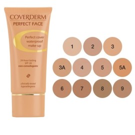 COVERDERM Perfect Face no 5, Αδιάβροχο Make-Up για Πρόσωπο, SPF20 - 30ml