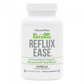 NATURE΄S PLUS Reflux Ease, Συμπλήρωμα Διατροφής  για τη Βέλτιστη Λειτουργία του Στομάχου - 60 μασώμενα δισκία