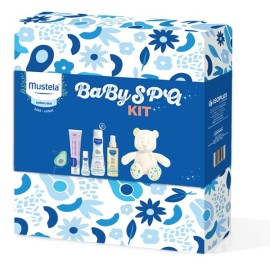 MUST Baby Spa Kit, Gentle Cleansing Gel Απαλό Τζελ Καθαρισμού - 2τεμ x 200ml & Baby Oil Spray, Λάδι για Mασάζ - 100ml & Vitamin Barrier Cream, Κρέμα Αλλαγής Πάνας - 50ml & Hydra Bebe Body Lotion, Λοσιόν Σώματος - 50ml