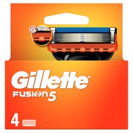 GILLETTE Fusion5 Ανταλλακτικές Κεφαλές - 4τεμ