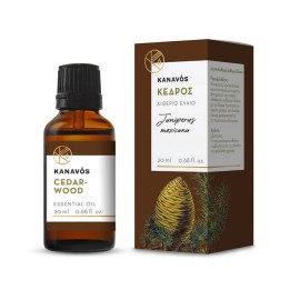 KANAVOS Essential Oil Cedarwood, Αιθέριο Έλαιο Κέδρος - 20ml