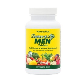 NATURE΄S PLUS Source of Life Men Multivitamin & Mineral Supplement, Πολυβιταμινούχος Φόρμουλα για Άνδρες - 60tabs