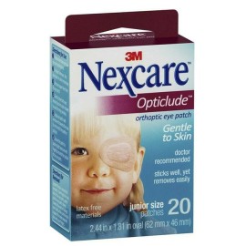 3M NEXCARE Opticlude Orthoptic Eye Patch Junior Size, Οφθαλμικός Ορθοπτικός Επίδεσμος για Παιδιά - 20τεμ