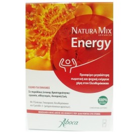 ABOCA Natura Mix Energy Συμπλήρωμα Διατροφής για Περιόδους Έντονης Δραστηριότητας - 20φακ x 2.5gr