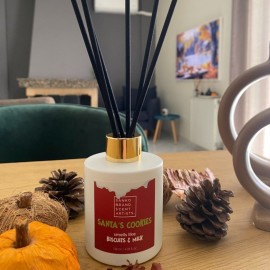 SANKO SCENT Reed Diffuser Santas Cookies, Αρωματικό Χώρου με Στικς - 125ml