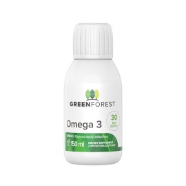 GREEN FOREST Omega 3, Lemon Flavor, Εξαιρετικά Υψηλής Καθαρότητας Ω3 - 150ml