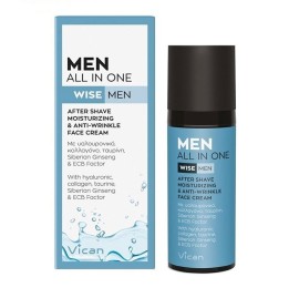 VICAN Wise Men All in One After Shave & All Day Face Cream - 50ml