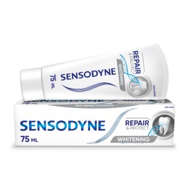 SENSODYNE Repair & Protect Whitening, Λευκαντική Οδοντόκρεμα για Ευαίσθητα Δόντια - 75ml