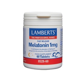 LAMBERTS Melatonin 1mg, Συμπλήρωμα Διατροφής με Μελατονίνη - 60tabs