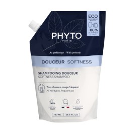 PHYTO Softness Shampoo Refill, Σαμπουάν για Απαλότητα - 750ml