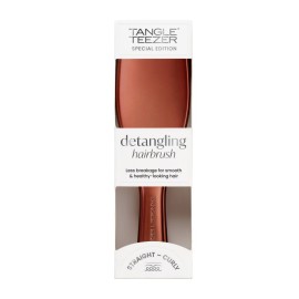 TANGLE TEEZER Special Edition Detangling Hairbrush, Straight- Curly, Chrome Chocolate Bronze, Βούρτσα Ξεμπερδέματος Μαλλιών - 1τεμ