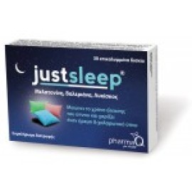 PHARMA Q Just Sleep, Συμπλήρωμα Διατροφής για Χαλάρωση & Ύπνο -  30tabs