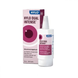URSAPHARM Hylo Dual Intense, Λιπαντικές Οφθαλμικές Σταγόνες με Εκτοϊνη & Υαλουρονικό Νάτριο 2mg/ml - 10ml