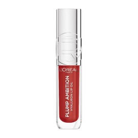 LOREAL PARIS Plump Ambition Hyaluron Lip Oil, για Χείλη Ζουμερά & Ενυδατωμένα, 390 Cherry Cherie - 5ml