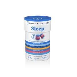 UPSA Nourished Sleep, Συμπλήρωμα Διατροφής σε Ζελεδάκια 7σε1 για Καλύτερο Φυσικό Ύπνο - 30τεμ