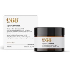 E68 Hydra Drench, 24h Moisturizing Face Cream, Ενυδατική Κρέμα Προσώπου - 60ml