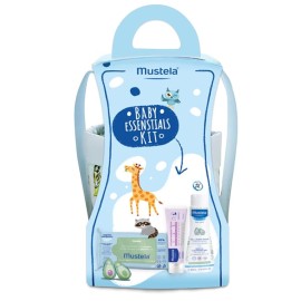 MUST Baby Essentials Kit, Gentle Cleansing Gel Απαλό Τζελ Καθαρισμού - 2τεμ x 200ml & Cleansing Wipes, Μωρομάντηλα- 60τεμ & Vitamin Barrier Cream, Κρέμα Αλλαγής Πάνας - 100ml