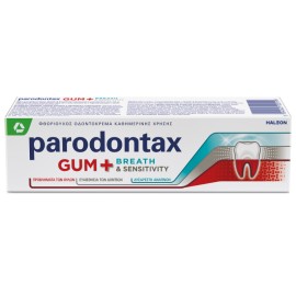 PARODONTAX Gum + Breath & Sensitivity, Οδοντόκρεμα για Ευαίσθητα Δόντια & Φρέσκια Αναπνοή - 75ml