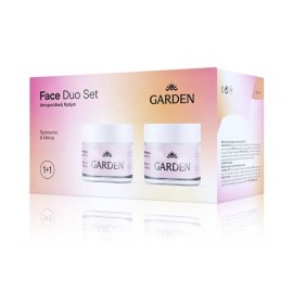 GARDEN Face Duo Set No1 Anti-wrinkle Cream, Αντιρυτιδική Κρέμα με Υαλουρονικό Οξύ - 50ml 1+1