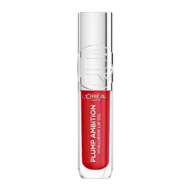 LOREAL PARIS Plump Ambition Hyaluron Lip Oil, για Χείλη Ζουμερά & Ενυδατωμένα, 380 Rouge In Love - 5ml