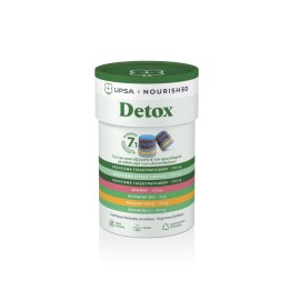 UPSA Nourished Detox, Συμπλήρωμα Διατροφής σε Ζελεδάκια 7σε1 για Αποτοξίνωση & Φυσιολογικό Μεταβολισμό των Υδατανθράκων - 30τεμ