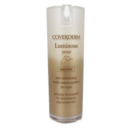 COVERDERM Luminous Supreme Yeux Skin Whitening, Λευκαντική Κρέμα- Τζελ Ματιών - 15ml