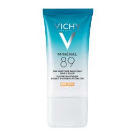 VICHY Mineral 89 72H Moisture Boosting Daily Fluid SPF50+, Καθημερινή Λεπτόρρευστη Κρέμα Booster Ενυδάτωσης - 50ml