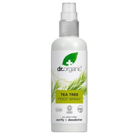 DR.ORGANIC Tea Tree Foot Spray, Αποσμητικό Σπρέι Ποδιών - 100ml