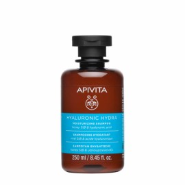 APIVITA Hyluronic Hydra Shampoo, Σαμπουάν Ενυδάτωσης με Μέλι StB & Υαλουρονικό Οξύ - 250ml