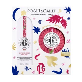 ROGER & GALLET Eau Parfumée Bienfaisante, Gingembre Rouge, Γυναικείο Άρωμα - 30ml & ΔΩΡΟ Soap Gingembre Rouge, Αρωματικό Σαπούνι - 100gr