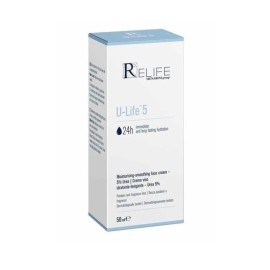 RELIFE U-Life 5 Moisturising Smoothing Face Cream, Κρέμα Προσώπου Ενυδάτωσης & Λείανσης - 50ml